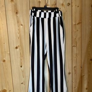 Black & White Flare Pants